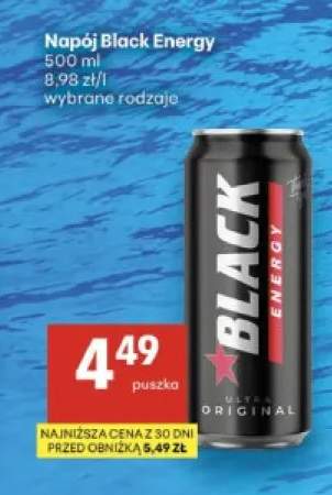 Napój energetyczny Black Energy Ultra