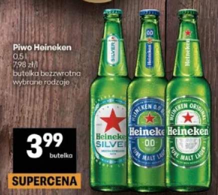 Piwo bezalkoholowe Heineken 0,0% 500 ml