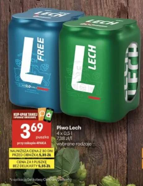 Piwo Lech Premium 4-pak