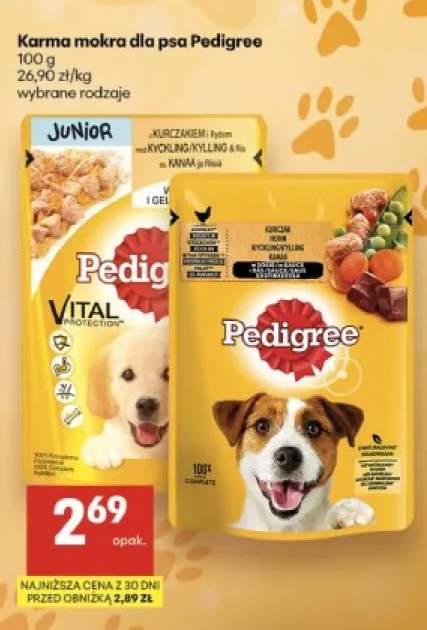 Karma mokra dla psa Pedigree z kurczakiem w sosie