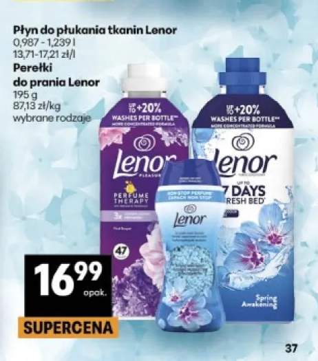 Płyn do płukania tkanin Lenor