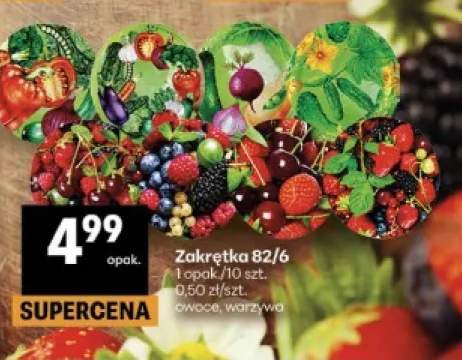 Zakrętka 82/6 owoce warzywa