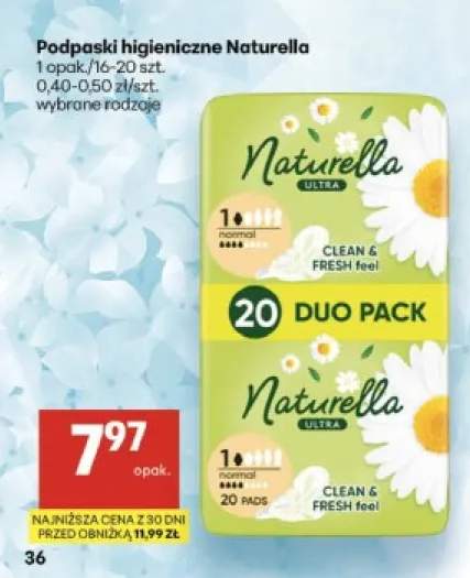 Podpaski higieniczne Naturella Ultra Duo Pack