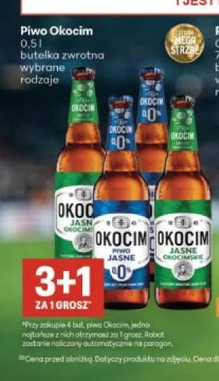 Piwo Okocim Jasne Okocimskie +1 wariant