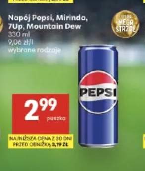 Napój Pepsi +3 warianty
