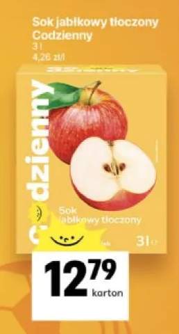 Sok jabłkowy tłoczony Codzienny