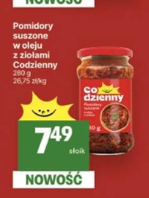 Pomidory suszone w oleju z ziołami Codzienny