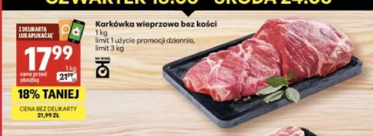 Karkówka wieprzowa bez kości