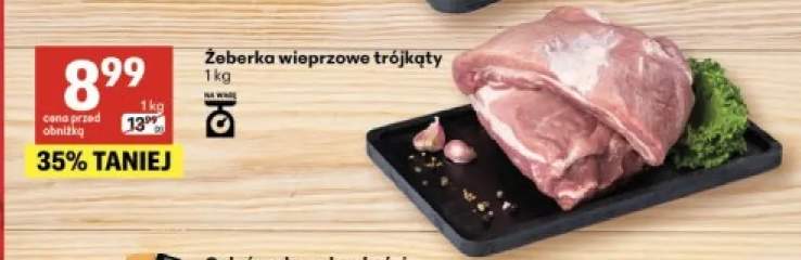 Żeberka wieprzowe trójkąty