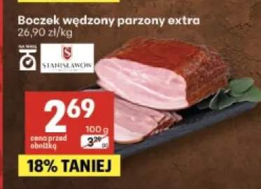 Boczek wędzony parzony extra Stanisławów