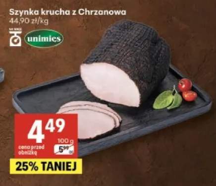 Szynka krucha z Chrzanowa Unimięs