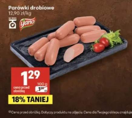 Parówki drobiowe Yano