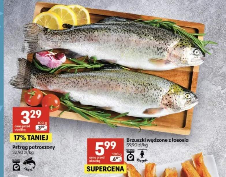 Pstrąg patroszony świeży