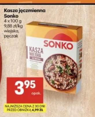 Kasza jęczmienna wiejska Sonko +1 wariant