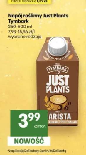 Napój roślinny Just Plants Tymbark
