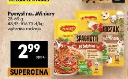 Pomysł na Spaghetti po bolońsku Winiary +1 wariant