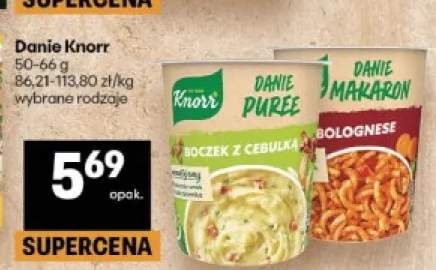 Danie Puree Boczek z cebulką Knorr +1 wariant
