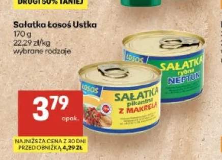 Sałatka pikantna z makrelą Łosoś Ustka +1 wariant