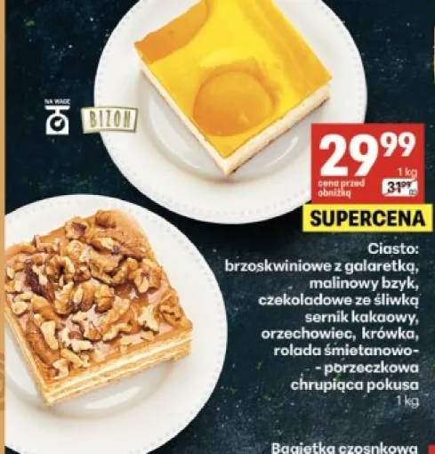 Ciasto brzoskwiniowe z galaretką Bizon +7 wariantów
