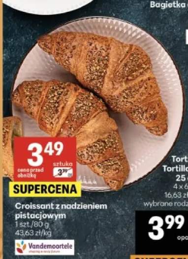 Croissant z nadzieniem pistacjowym Vandemoortele