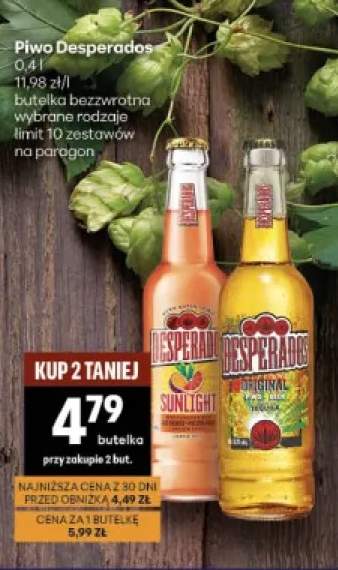 Piwo Desperados Original +1 wariant