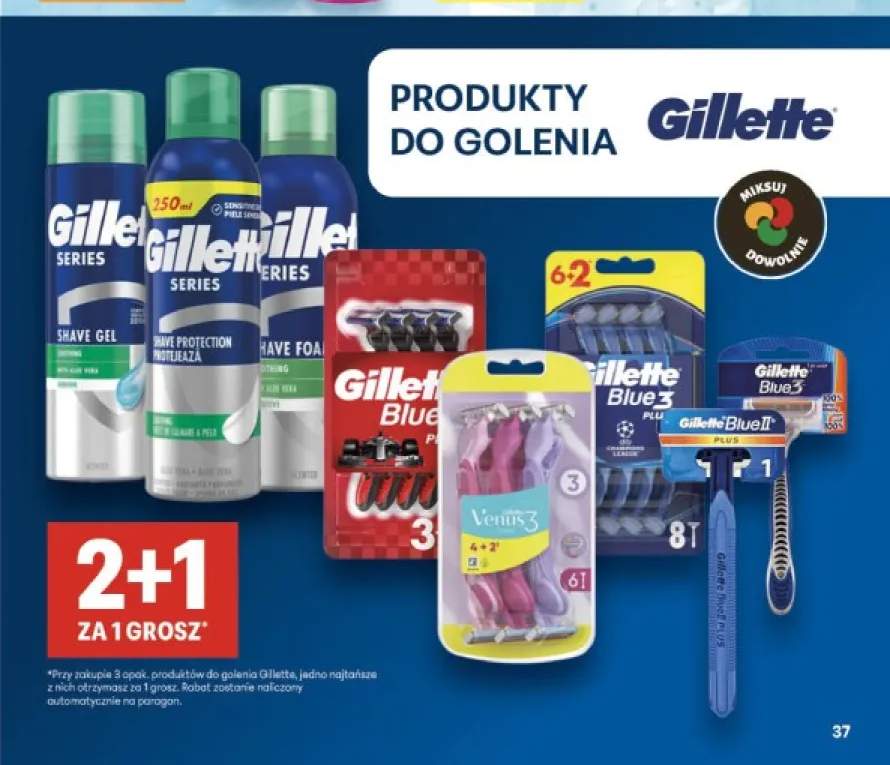 Żel do golenia Gillette Series Shave Gel +7 wariantów