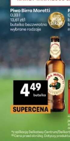 Piwo Birra Moretti
