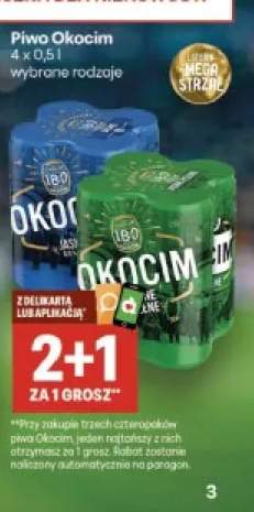 Piwo Okocim Jasne Okocimskie 4-pak
