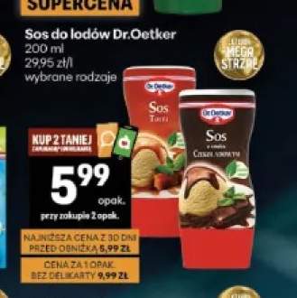 Sos do lodów toffi Dr. Oetker +1 wariant