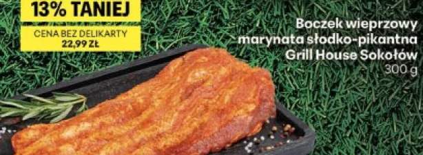Boczek wieprzowy marynata słodko-pikantna Grill House Sokołów