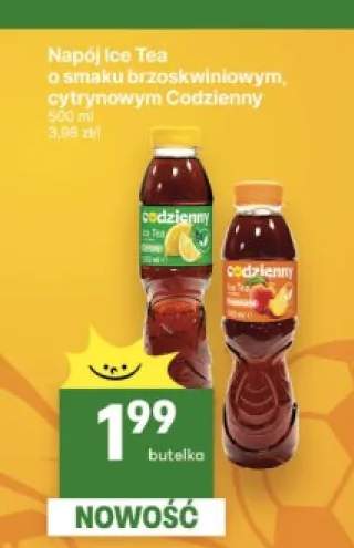 Napój Ice Tea o smaku brzoskwiniowym Codzienny +1 wariant