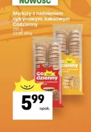 Markizy z nadzieniem kakaowym Codzienny +1 wariant