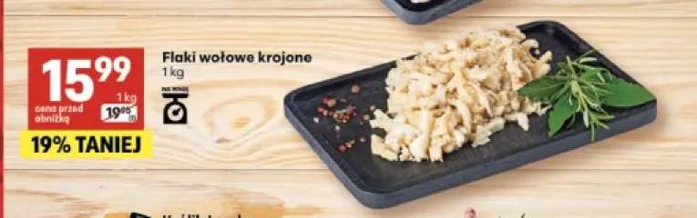 Flaki wołowe krojone