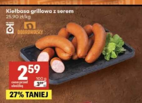 Kiełbasa grillowa z serem Dobrowolscy