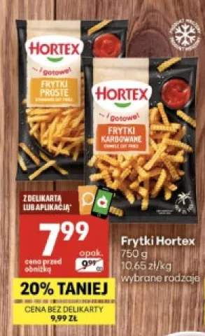 Frytki proste Hortex +1 wariant