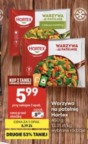 Warzywa na patelnię z ziołami i papryką Hortex +1 wariant