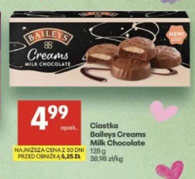 Ciastka Baileys Creams Milk Chocolate