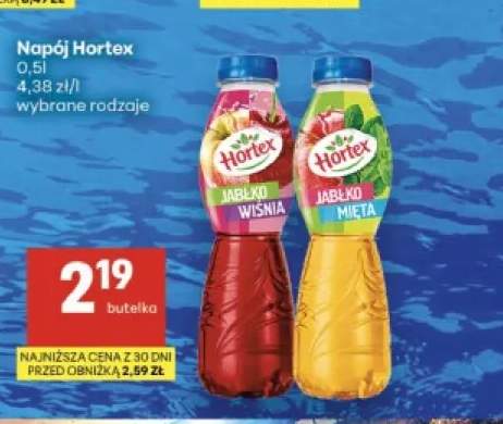 Napój Hortex jabłko wiśnia +1 wariant