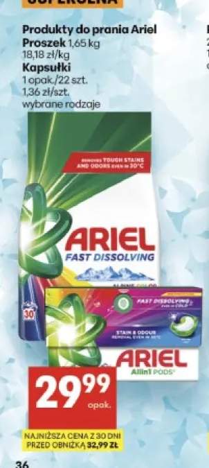 Proszek do prania Ariel +1 wariant