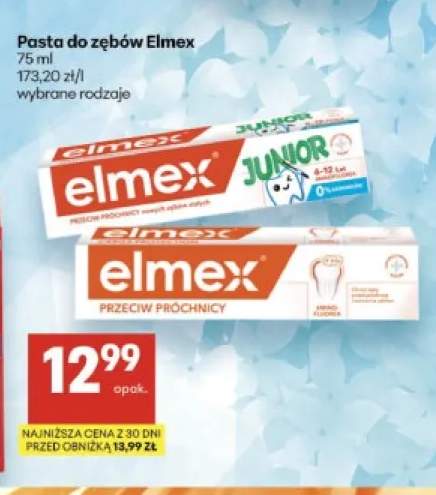 Pasta do zębów Elmex Junior +1 wariant
