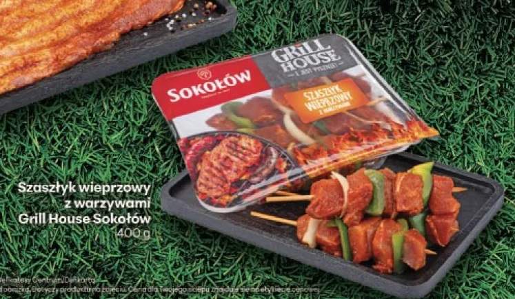 Szaszłyk wieprzowy z warzywami Grill House Sokołów