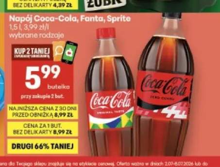 Napój gazowany Coca-Cola +2 warianty