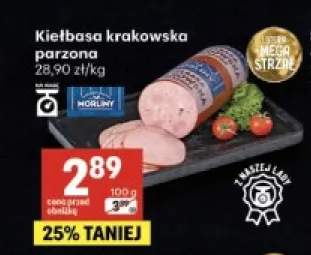 Kiełbasa krakowska parzona Morliny