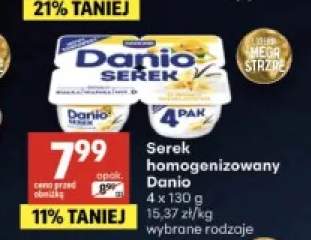 Serek homogenizowany Danio 4-pak