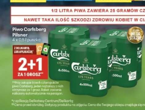 Piwo Carlsberg Pilsner 4-pak