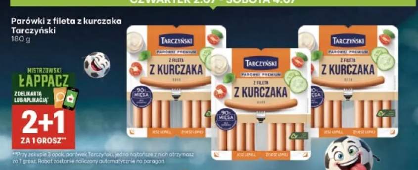 Parówki z fileta z kurczaka Tarczyński