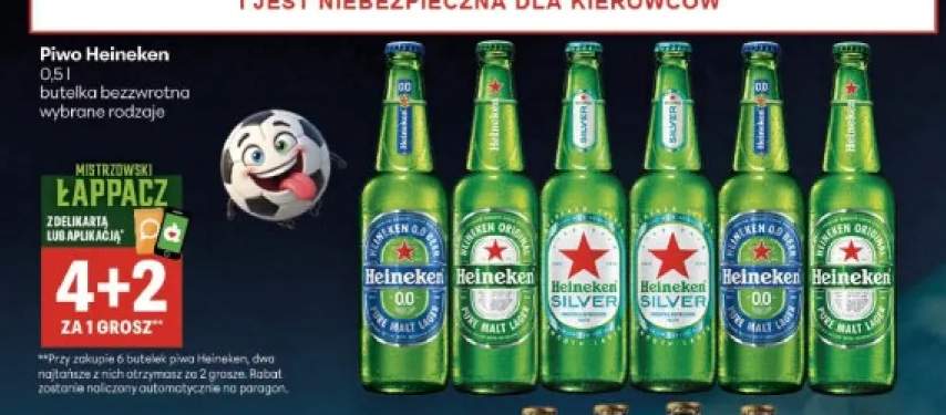 Piwo Heineken Original +2 warianty