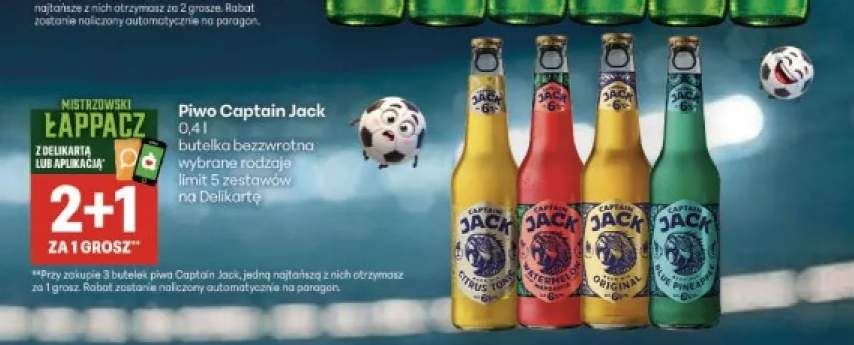 Piwo Captain Jack Citrus Tonic +3 warianty