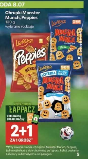 Chrupki Lorenz Peppies Bekon +2 warianty
