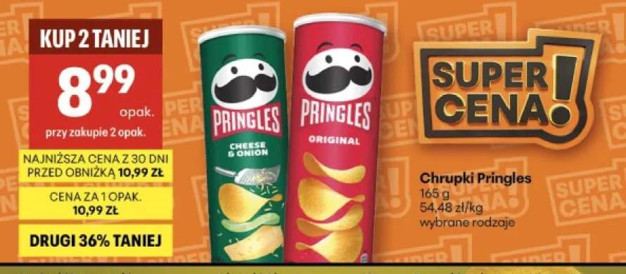 Chrupki Pringles Cheese & Onion +1 wariant